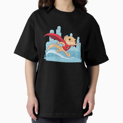 Axolotl Superhero – Small but Mighty Oversized T-Shirt