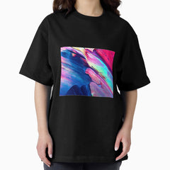 Abstract Art Print Oversized T Shirt