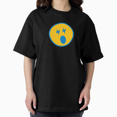 Chargers Surprised Emoji Oversized T Shirt