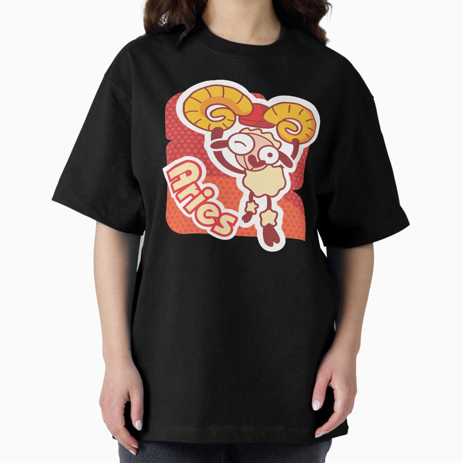 A Zodiac Sign Test - Aries Oversized T-Shirt