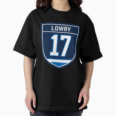 Adam Lowry Winnipeg #17 emblem Oversized T-Shirt