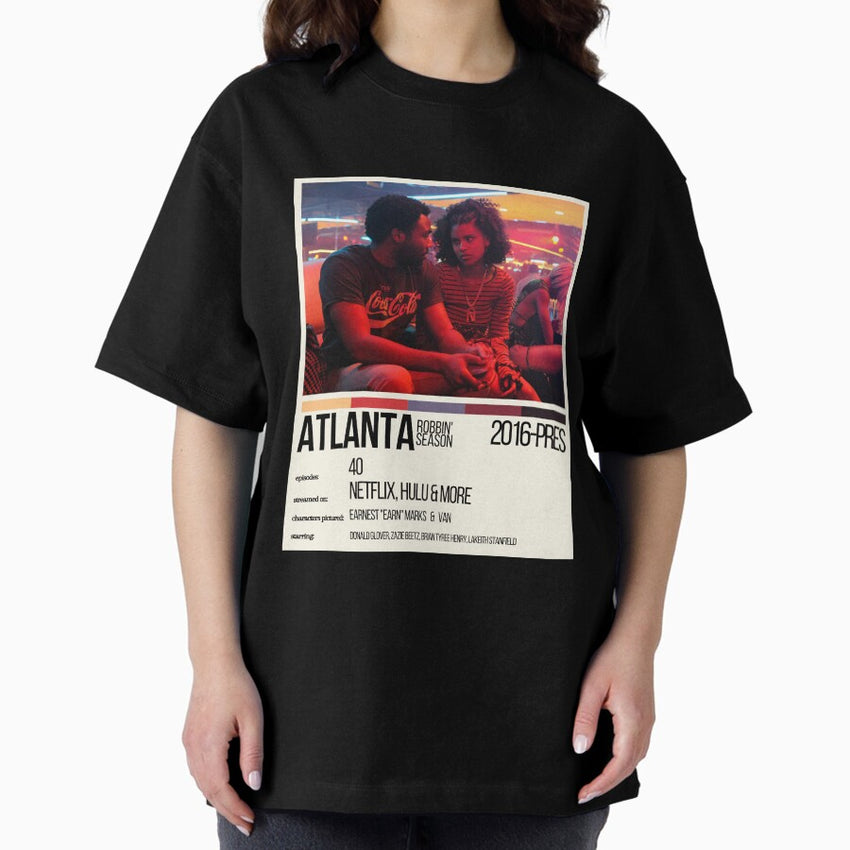 Atlanta Poster Strip Club With Van Oversized T Shirt