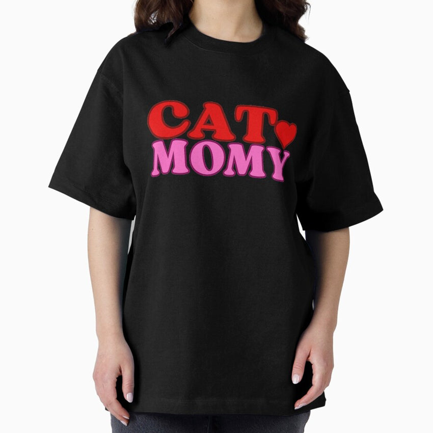 Cat Momy Oversized T-Shirt