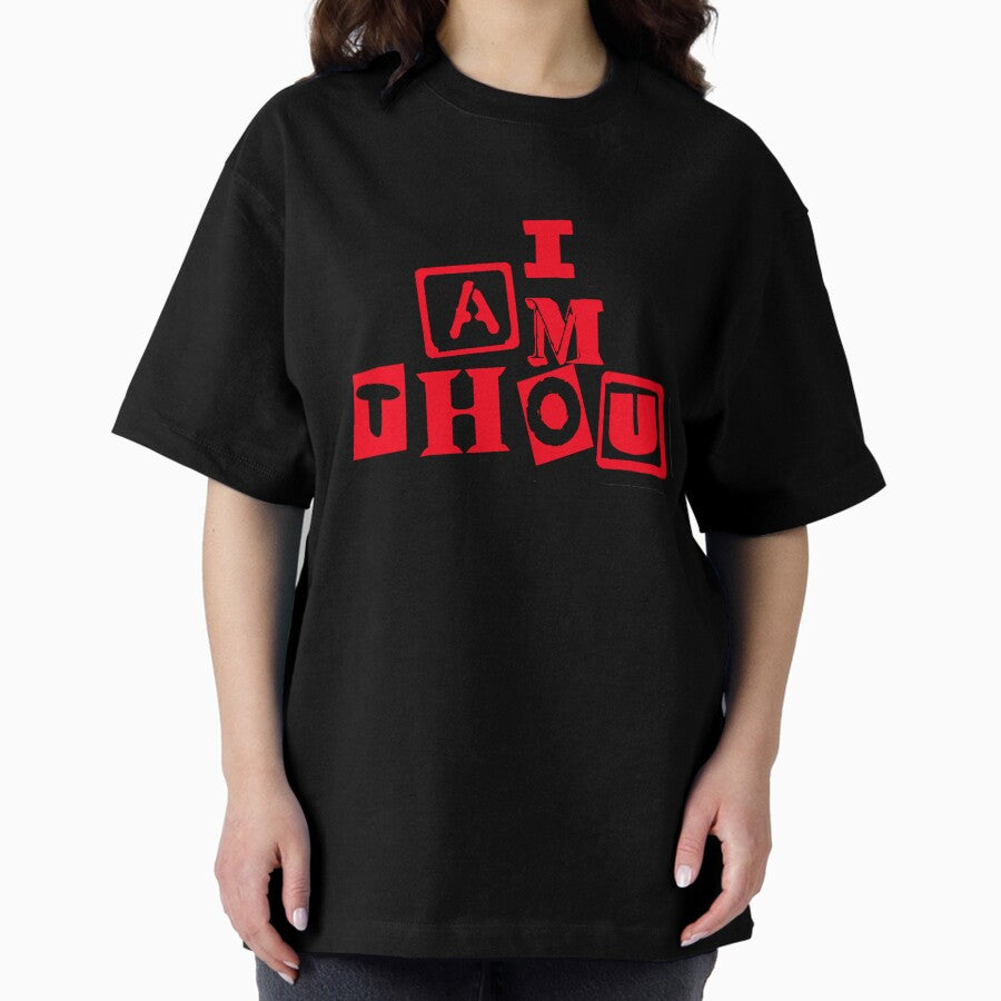Persona 5 Aesthetic I Am Thou Oversized T Shirt