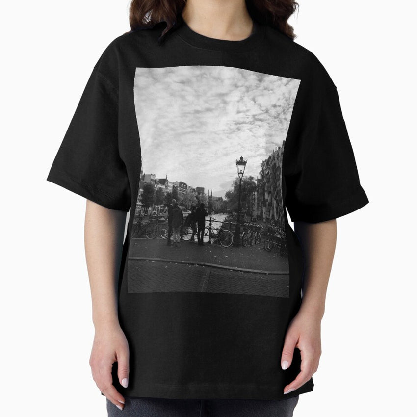 Amsterdam Canal Houses Oversized T Shirt