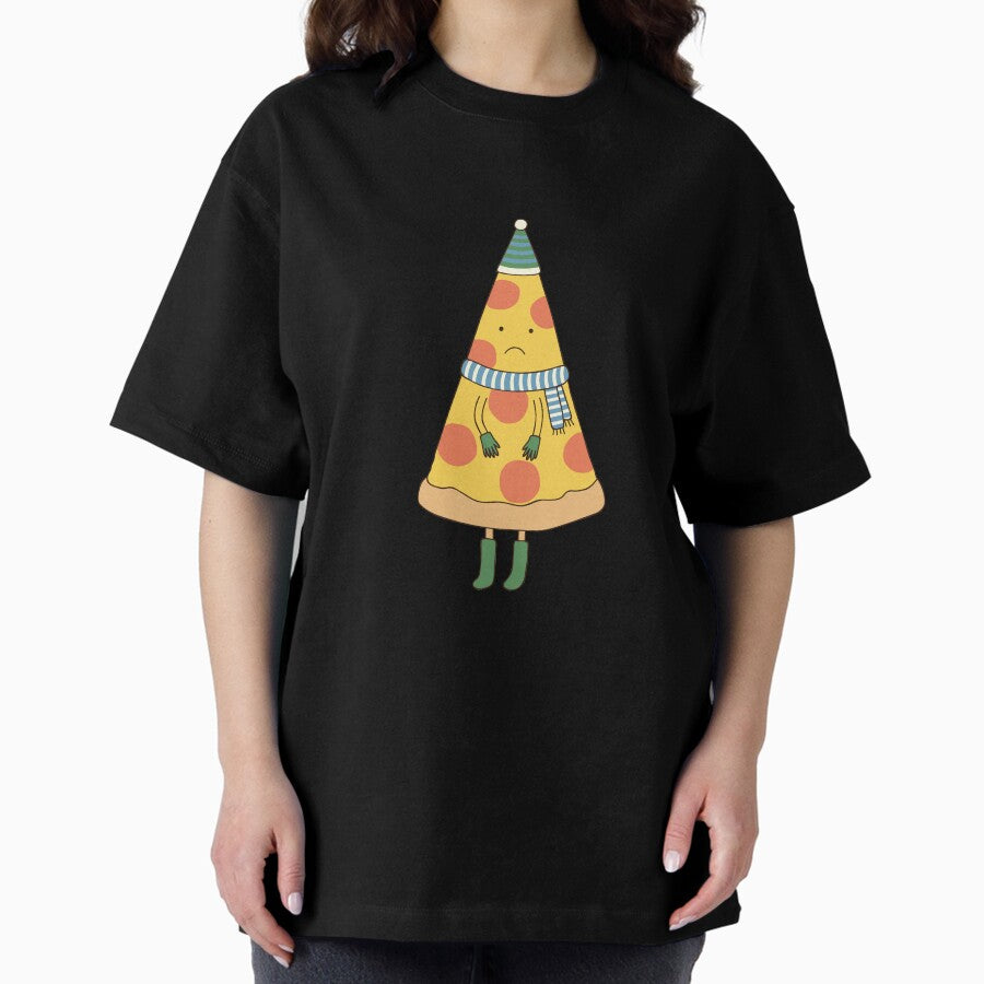 cold pizza Oversized T-Shirt