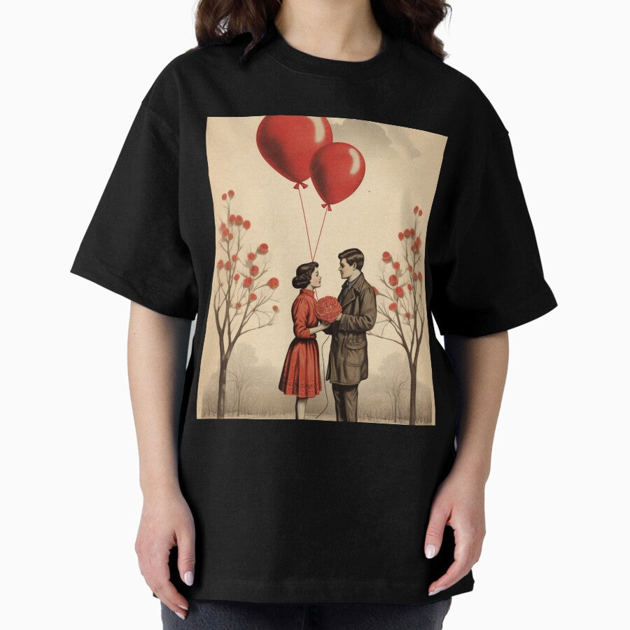 Cherished Vintage Moments Oversized T Shirt