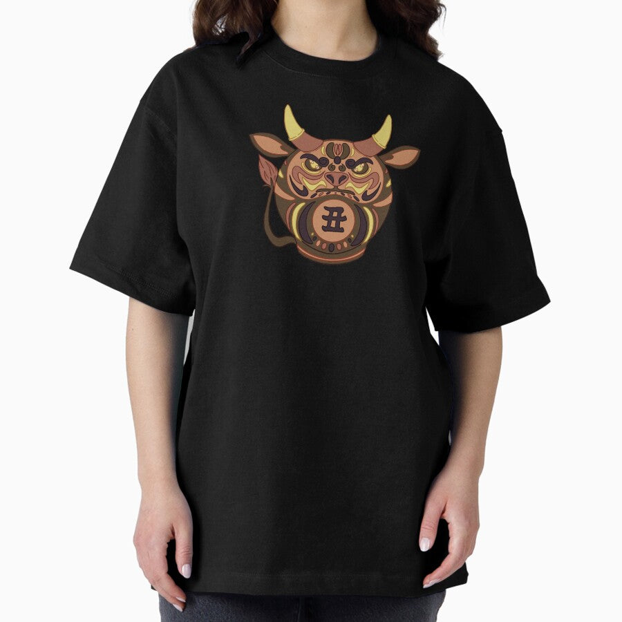 daruma ox Oversized T-Shirt