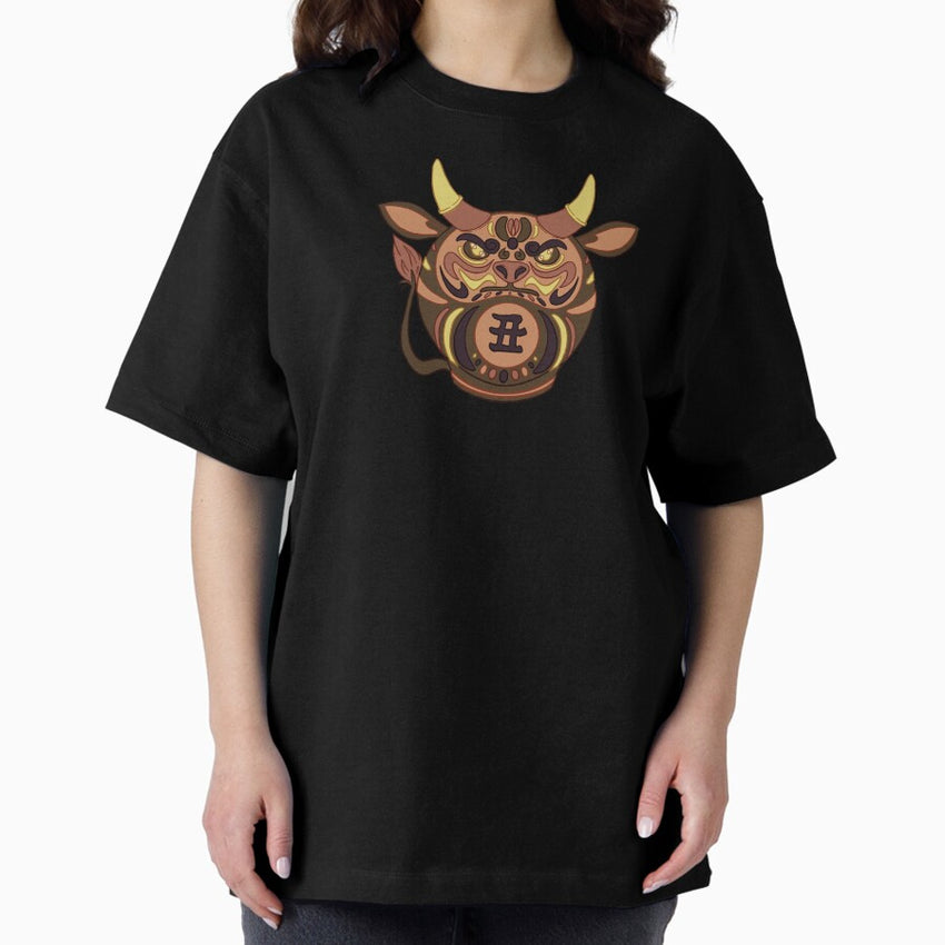 daruma ox Oversized T-Shirt