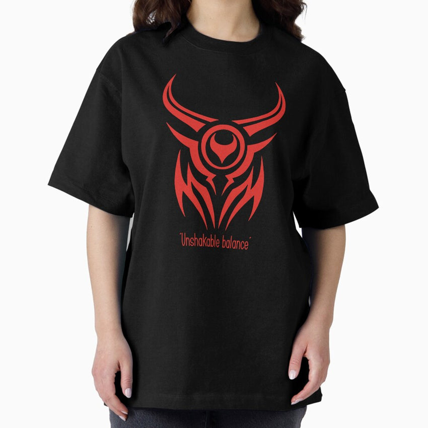 Taurus Sign – Unshakable Balance Oversized T-Shirt