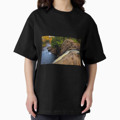 Illgren Falls in Autumn Oversized T-Shirt
