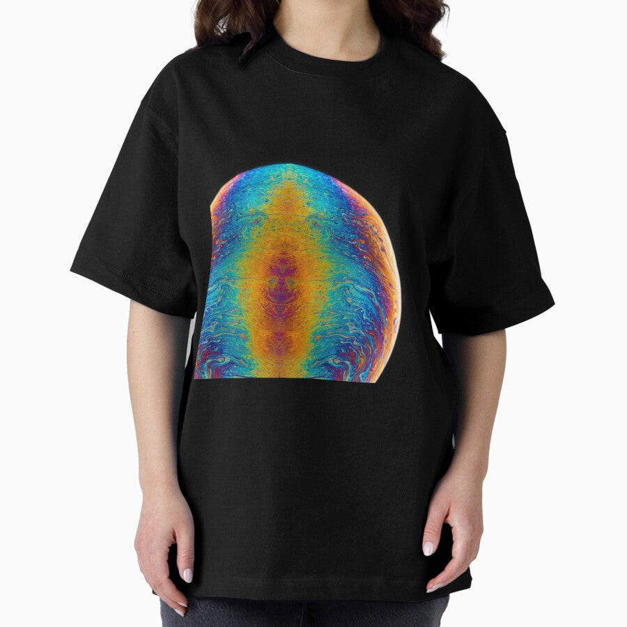 Awesome Galaxy Colorful Planet Oversized T Shirt