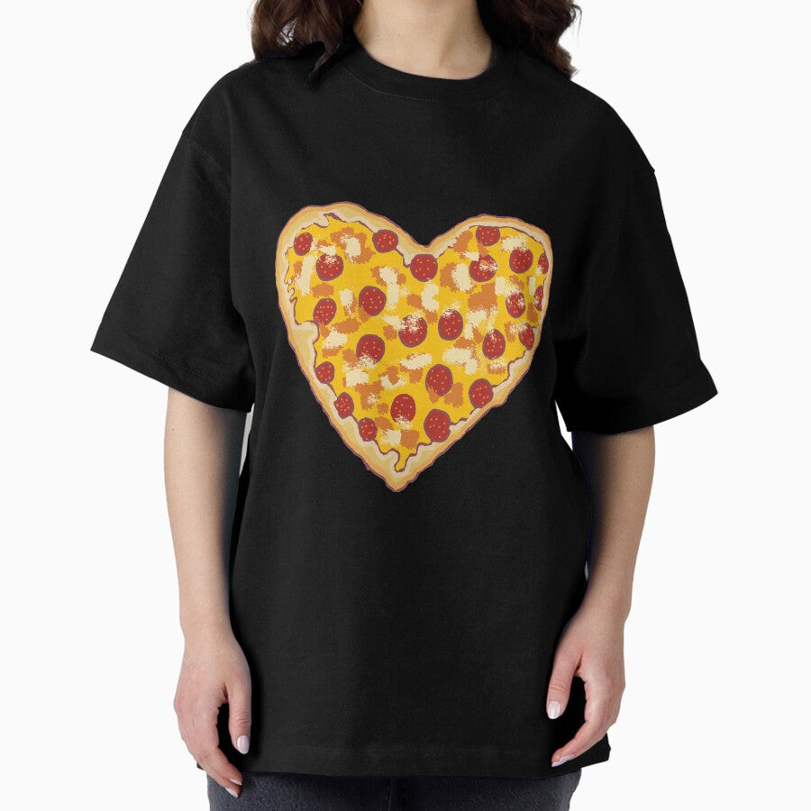 I Love Pepperoni Pizza Oversized T-Shirt