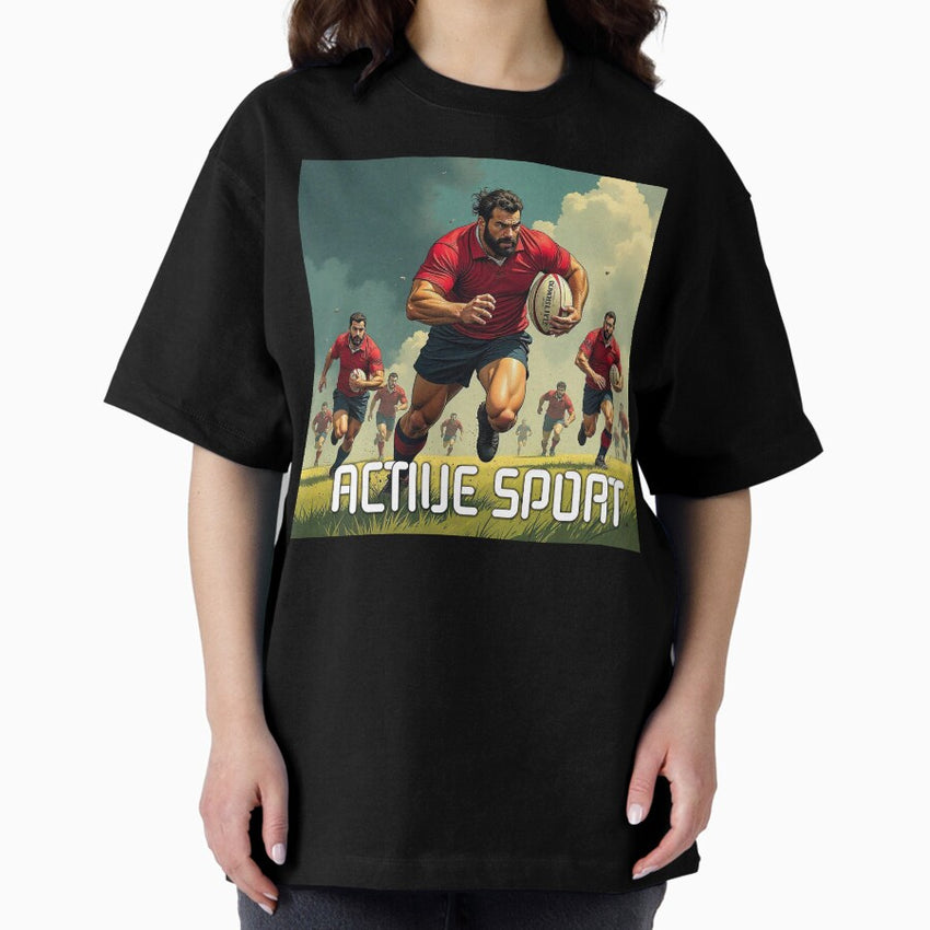 Active Sport Rugby Australia Sports Oversized T-Shirt