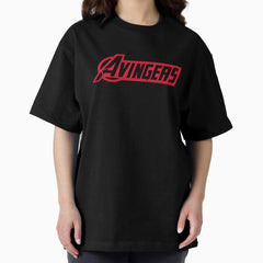 Avingers Logo Bootleg Spoof Parody Design Oversized T-Shirt