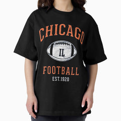 Art Chicago Bears Oversized T Shirt