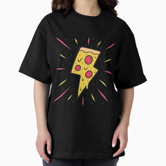 pizza - my light in the night Oversized T-Shirt