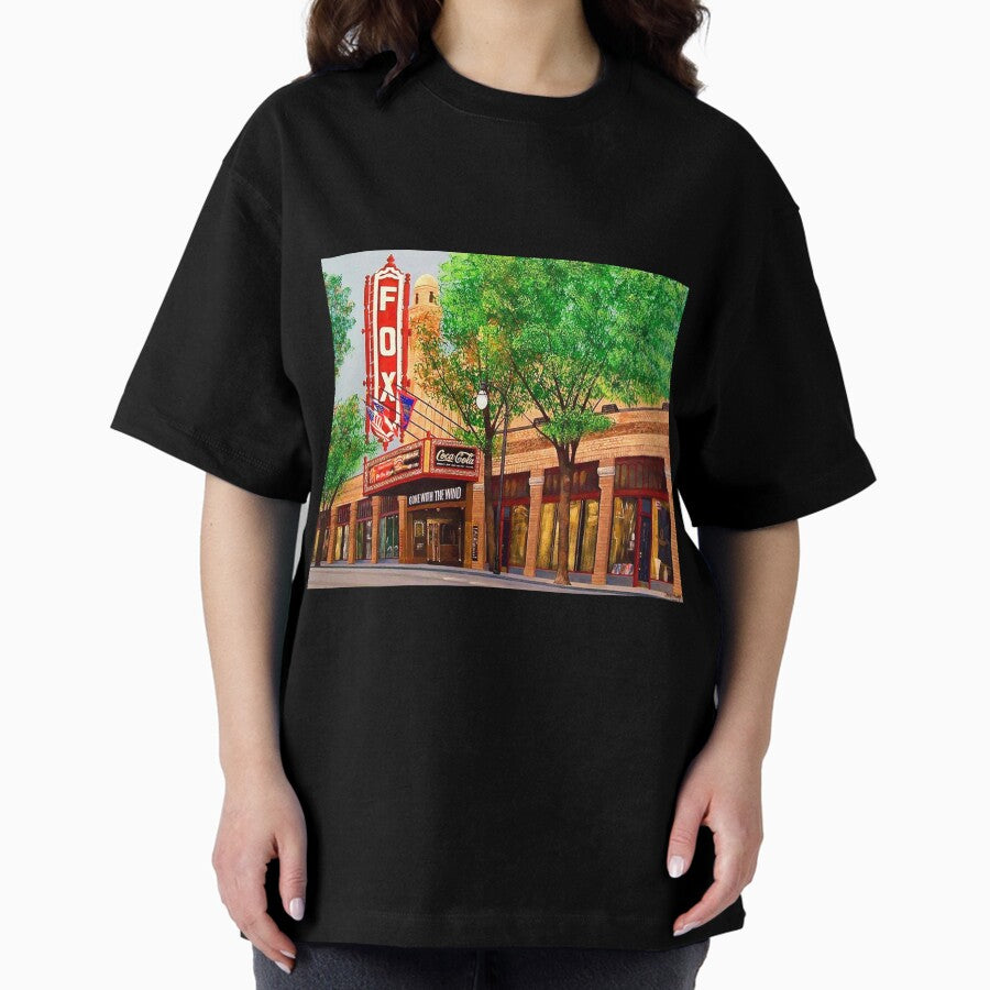Fox Theatre in Atlanta Oversized T-Shirt