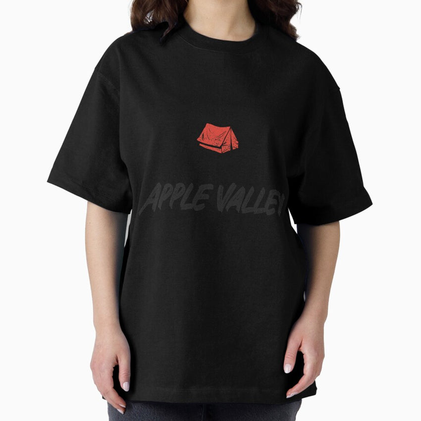 Apple Valley Minnesota Camping Oversized T Shirt