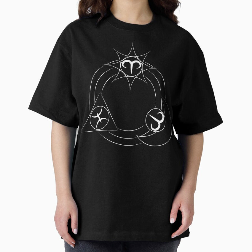 Aries Aries Pisces Oversized T Shirt