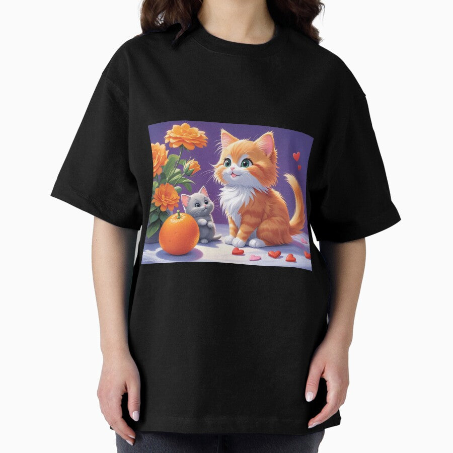 Cat mommy Oversized T-Shirt