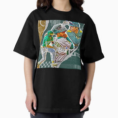 Athletics Baseball Team Squad Design 1 Oversized T-Shirt