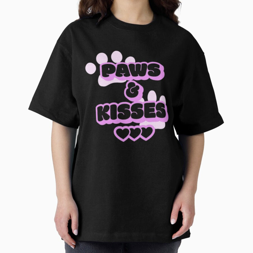 Paws & Kisses Oversized T-Shirt