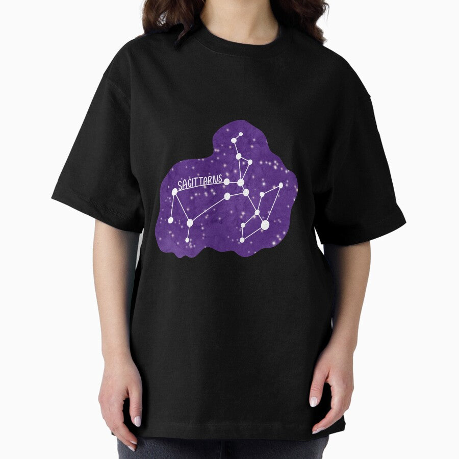 Sagittarius Constellation Oversized T-Shirt