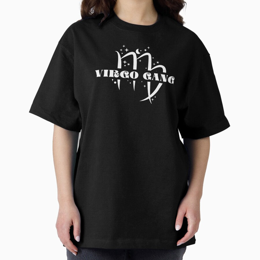 Virgo Gang Zodiac Sign Oversized T-Shirt