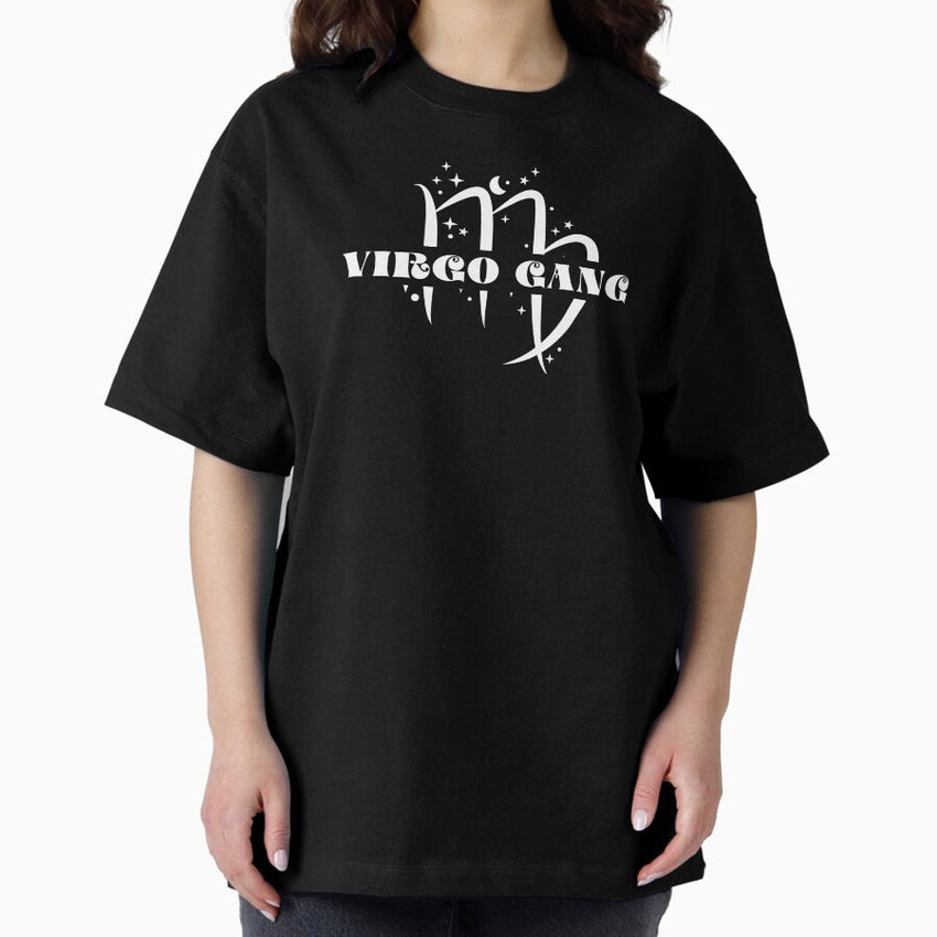 Virgo Gang Zodiac Sign Oversized T-Shirt
