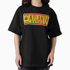 Atlanta Ticket Neon Oversized T Shirt