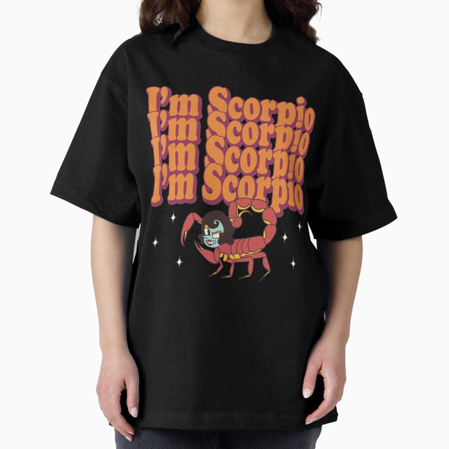 Scorpio Zodiac Sign, Astrology, Astrological Sign Oversized T-Shirt