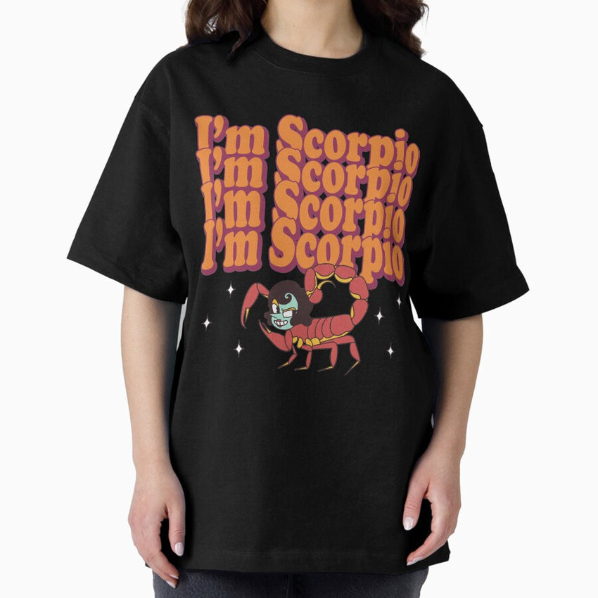 Scorpio Zodiac Sign, Astrology, Astrological Sign Oversized T-Shirt