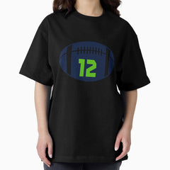 12 SEAHAWKS | FOOTBALL | SEATTLE Oversized T-Shirt