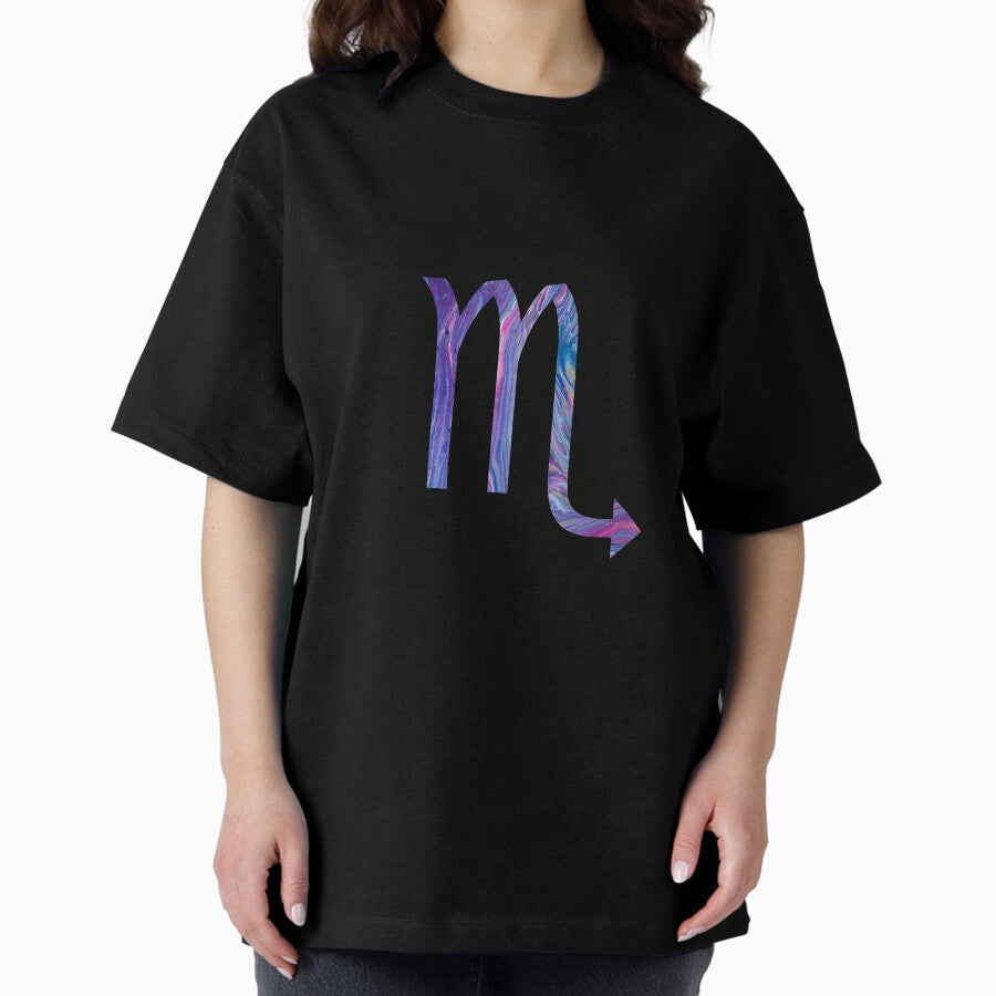 Abstract Scorpion Oversized T-Shirt