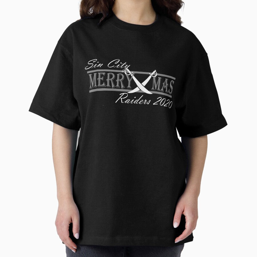 Sin City Raiders - Christmas Holidays Oversized T-Shirt