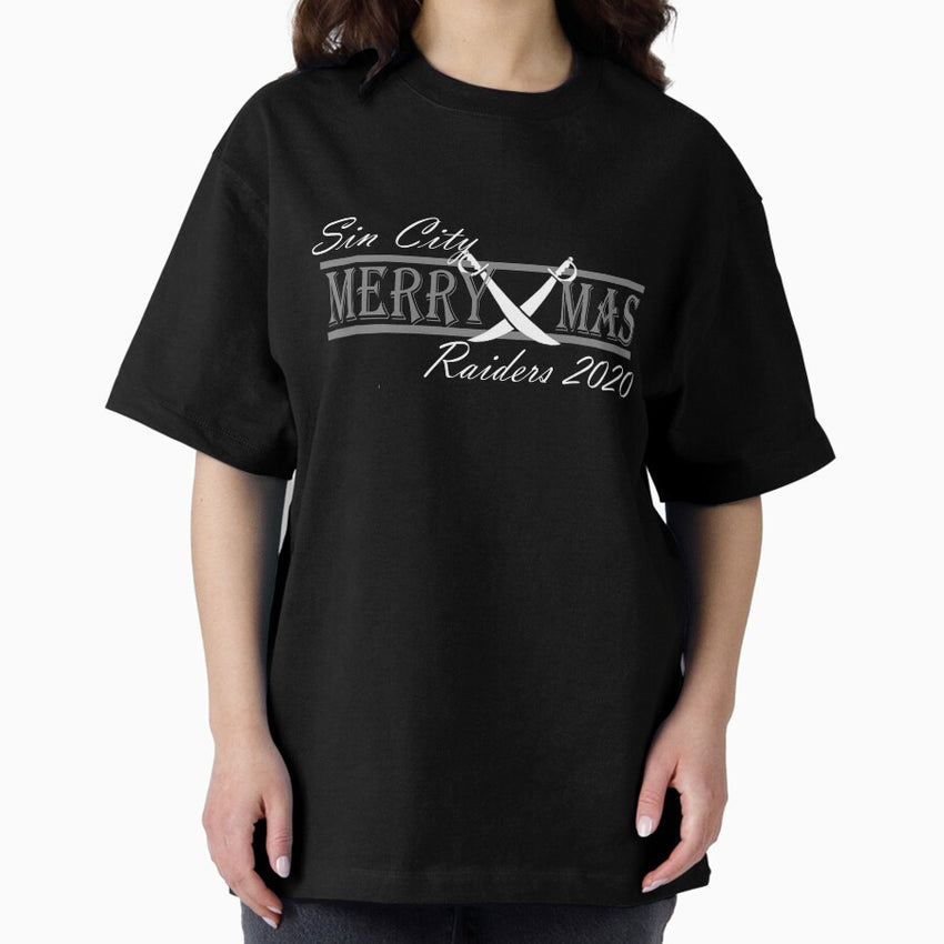 Sin City Raiders - Christmas Holidays Oversized T-Shirt