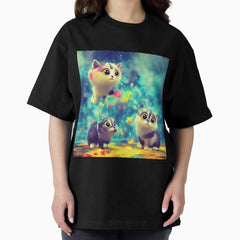 Cat Lover 198 Oversized T-Shirt