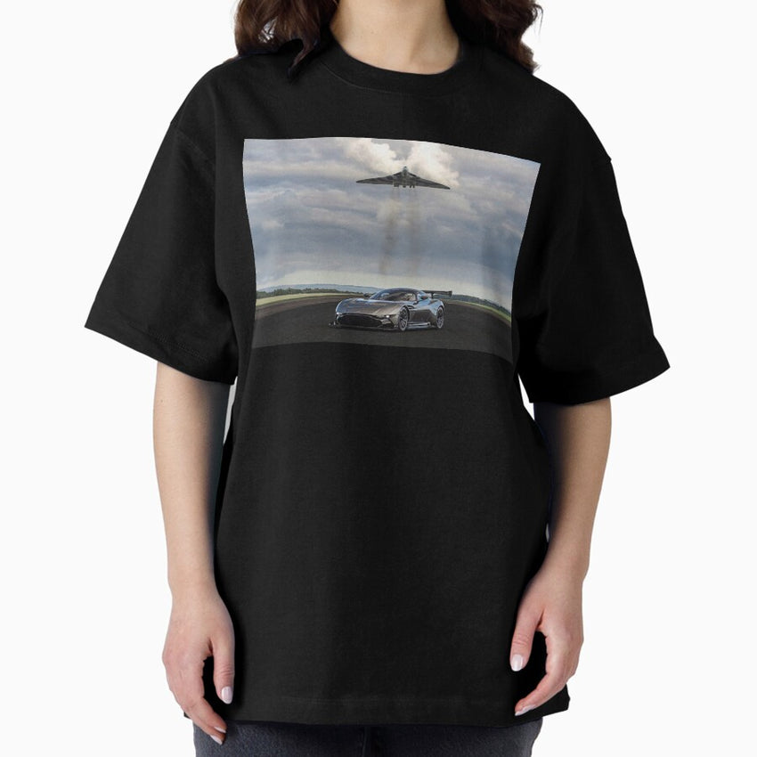 Aston Martin Vulcan Ultimate Track Beast Poster X Oversized T Shirt