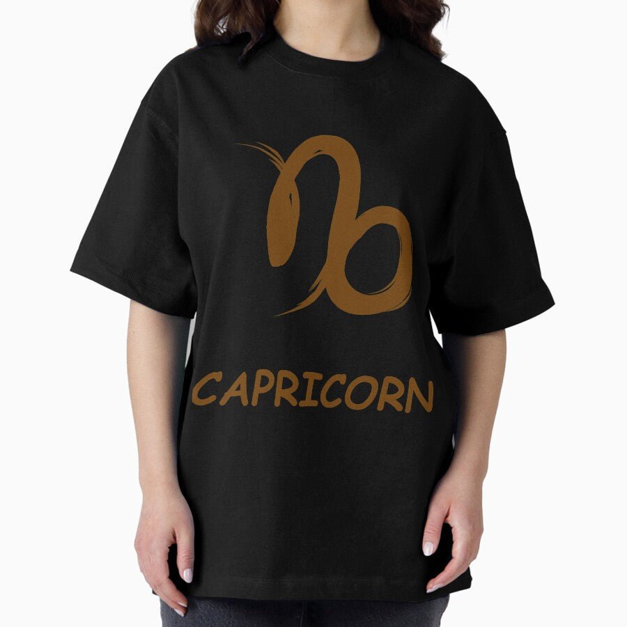A zodiac sign test Capricorn Oversized T-Shirt