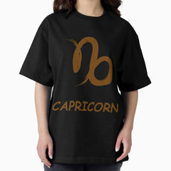 A zodiac sign test Capricorn Oversized T-Shirt