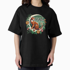 Ginger Cat Mom Oversized T-Shirt
