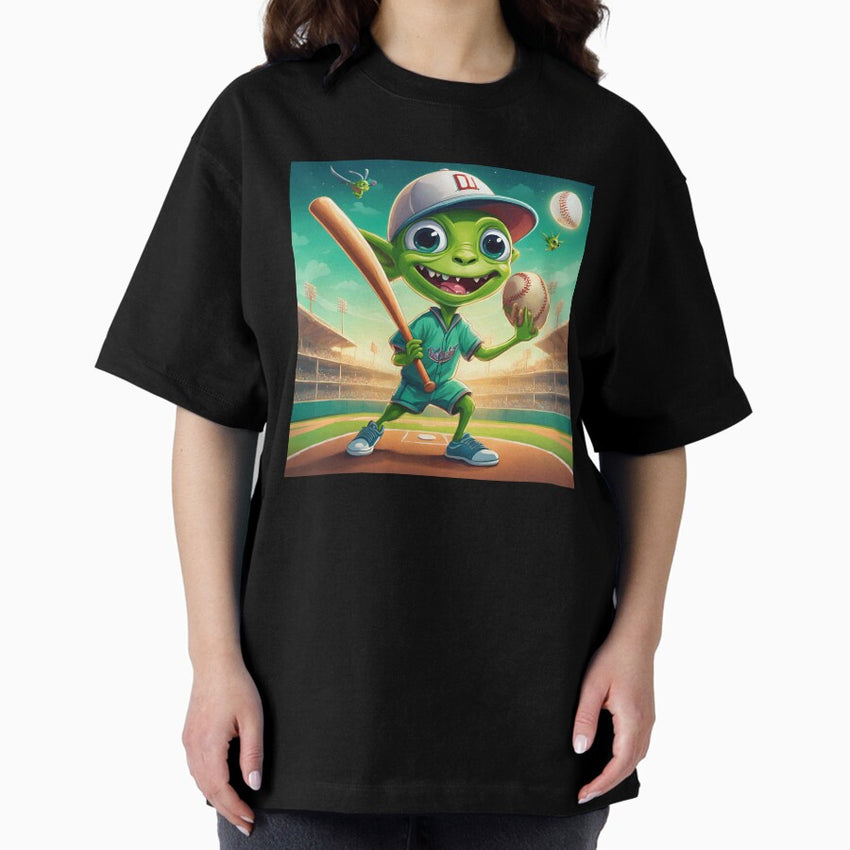 Alien baseball Oversized T-Shirt
