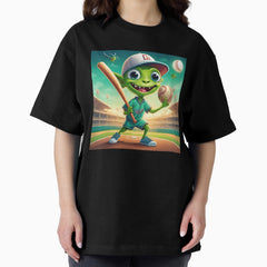 Alien baseball Oversized T-Shirt