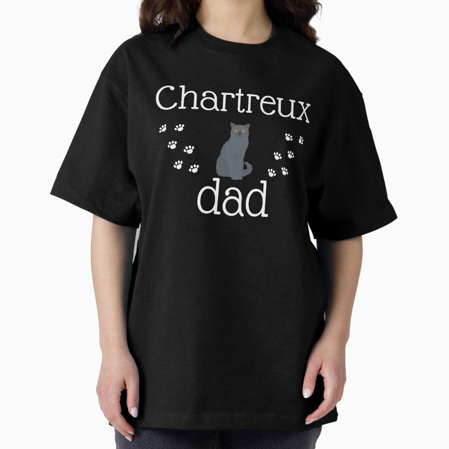 Chartreux Dad Oversized T Shirt
