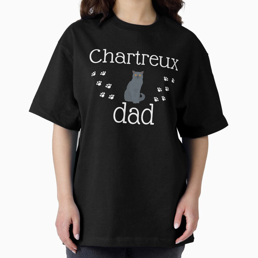 Chartreux Dad Oversized T Shirt