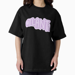 Atlanta Pastel Purple Oversized T-Shirt