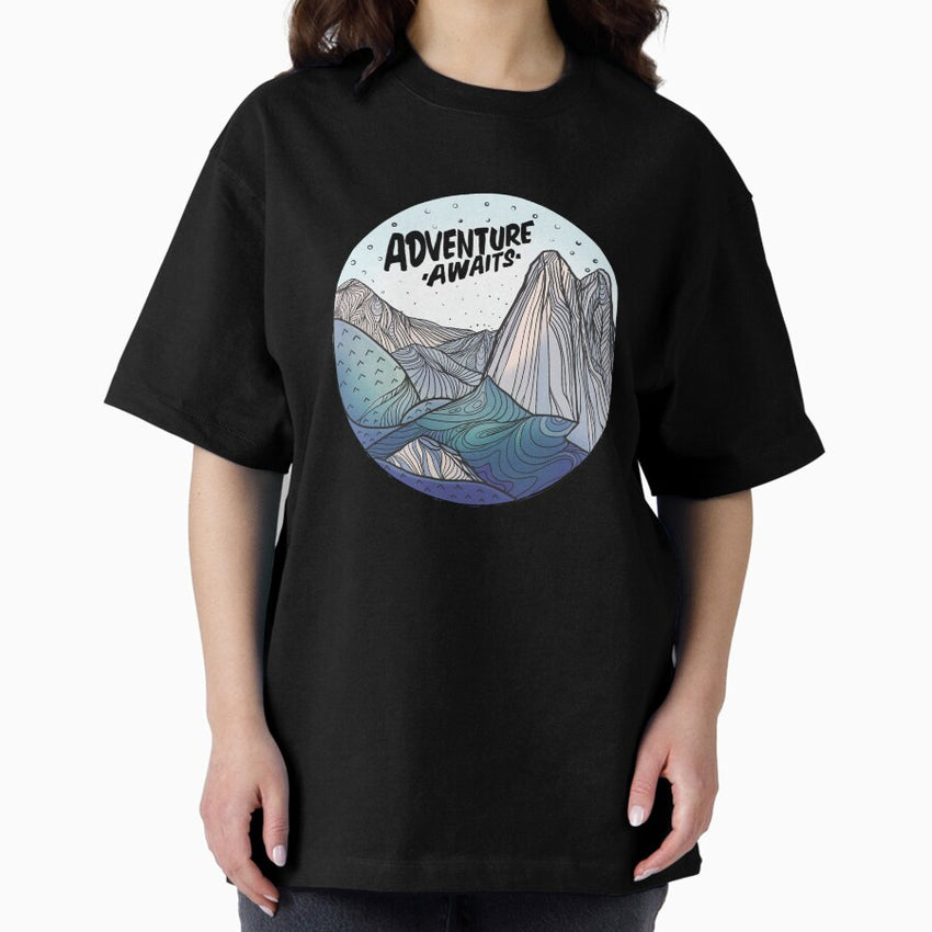 Adventure Awaits 1 Oversized T Shirt