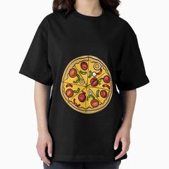 If in doubt Pizza! Oversized T-Shirt