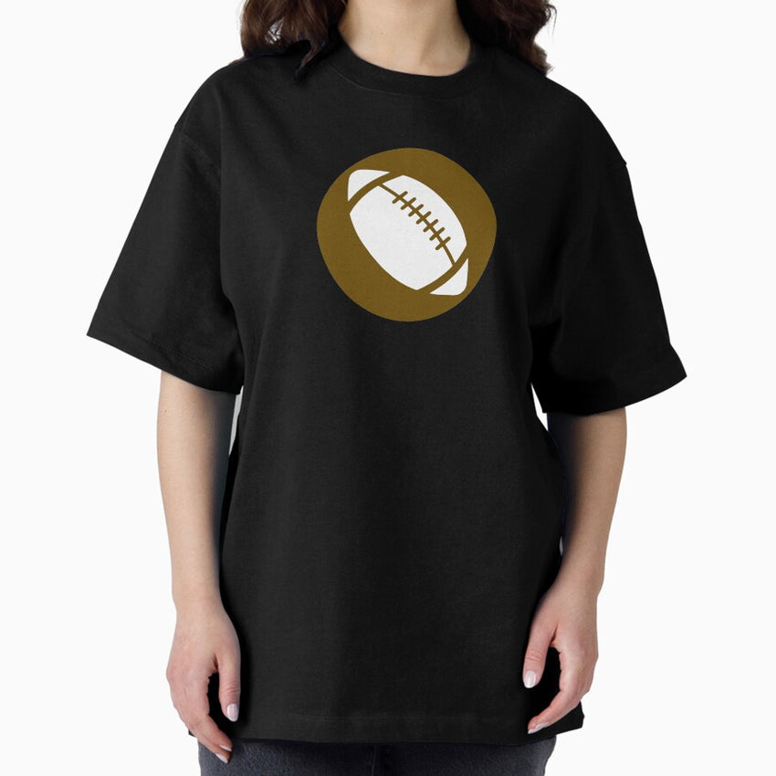 American Football Icon Oversized T-Shirt